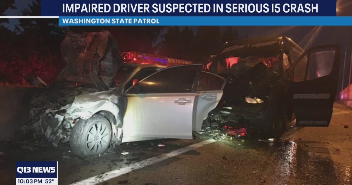 3 seriously injured in Federal Way I-5 crash | FOX 13 Seattle