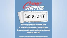 COMING UP: Crime Stoppers of South Sound’s annual shred event to help fight ID theft