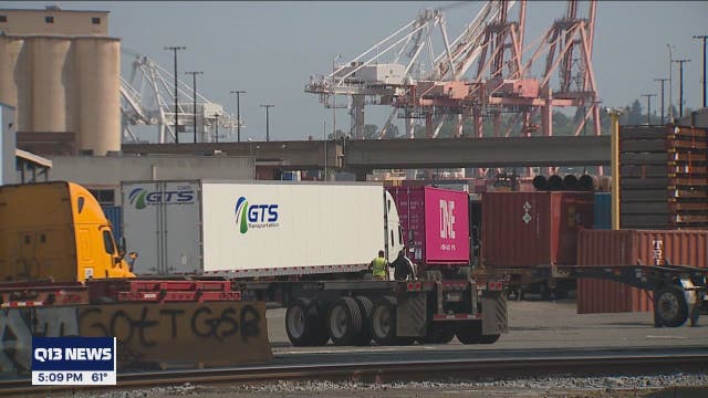 Seattle docks seeing global trade increase by double digits