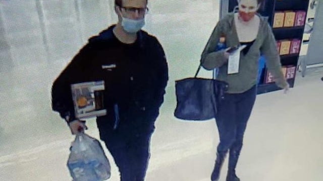 ID needed of suspects seen using credit cards stolen in car prowl near Auburn