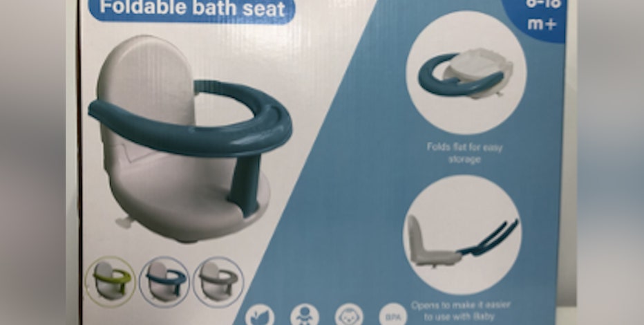Recall: Foldable infant bath seat sold on Amazon recalled over drowning hazard