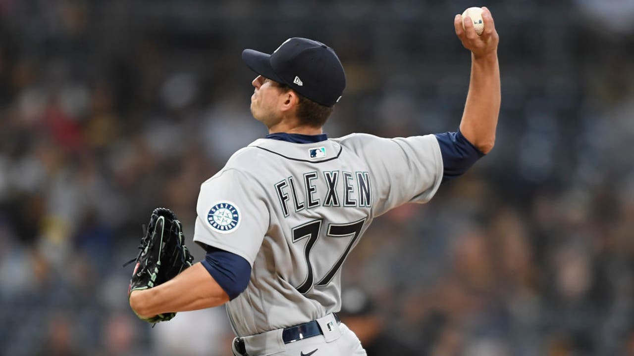 San Diego Padres third baseman Ty France looks on during the national  News Photo - Getty Images