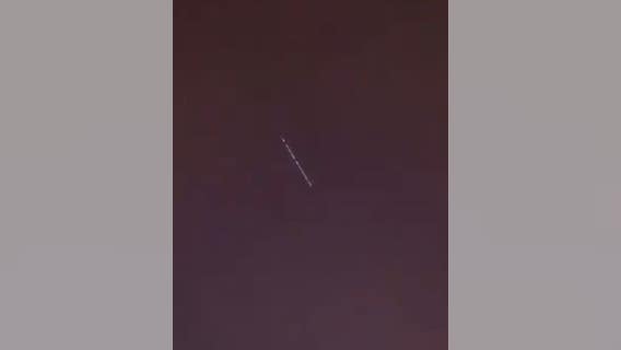 Washingtonians capture SpaceX satellite streak across PNW sky