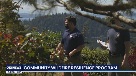 North Sound homeowners get help identifying wildfire danger risk to homes