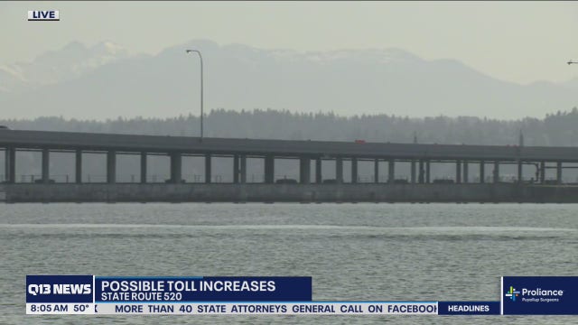 Washington Transportation Commission considers raising tolls, ferry fares