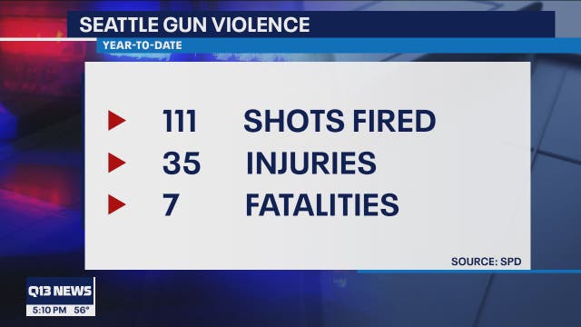 Gun violence on the rise in Seattle