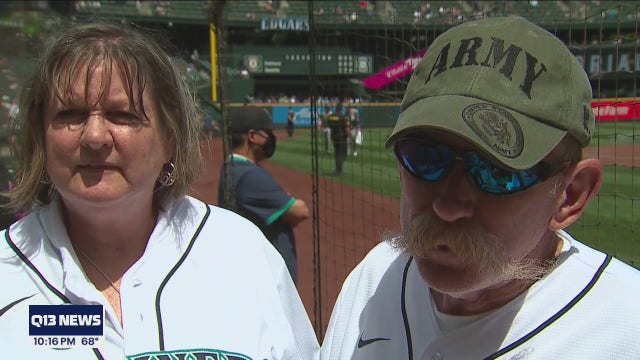 Seattle Mariners honors Gold Star Family at Memorial Day game