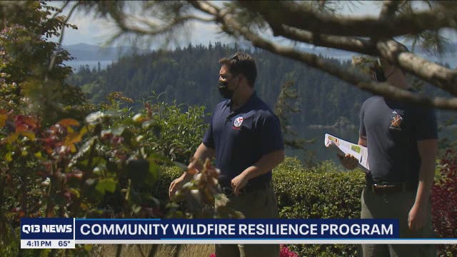 North Sound homeowners get help identifying wildfire danger risk to homes