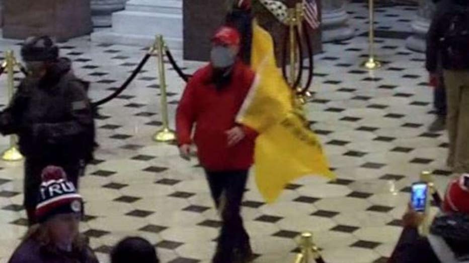 Joseph Elliott Zlab inside the U.S. Capitol
