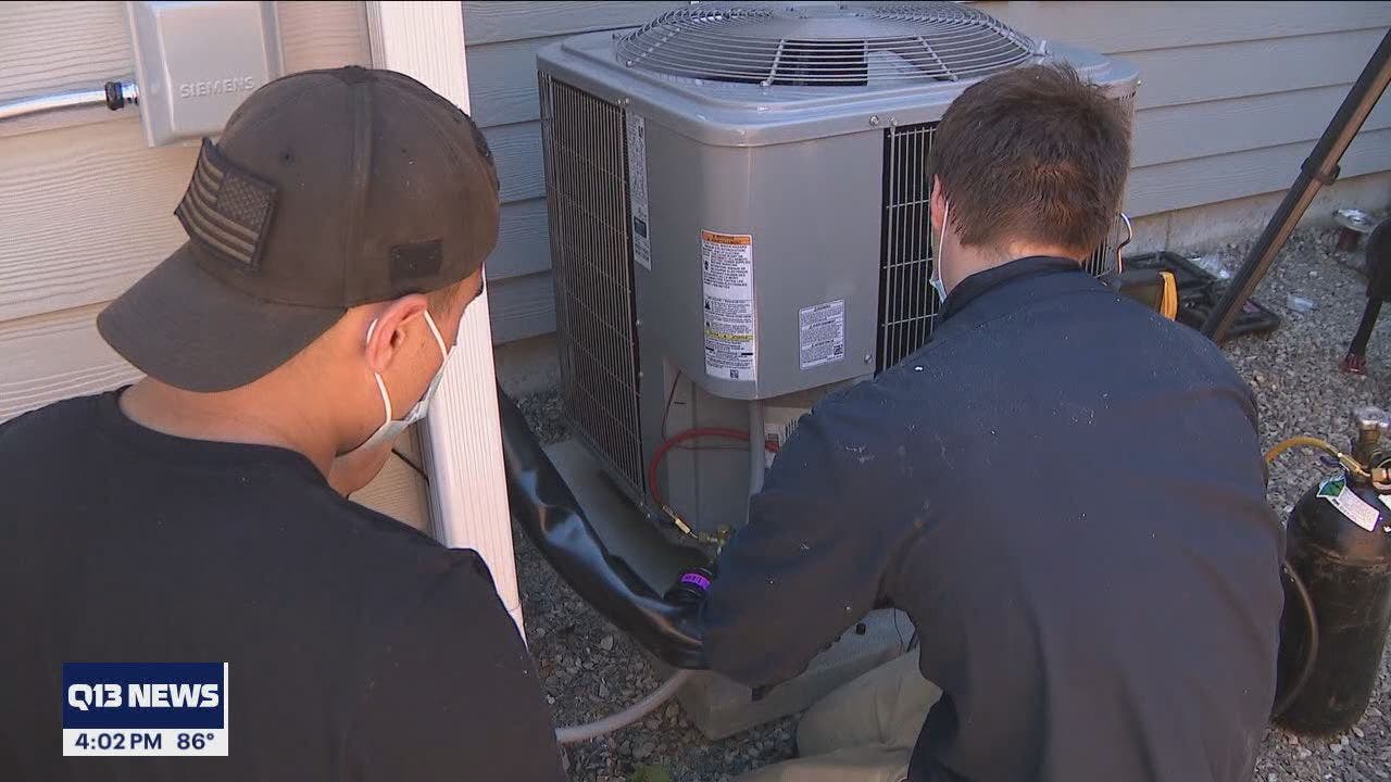 Washington HVAC companies slammed by customer demand ahead of record-breaking temperatures