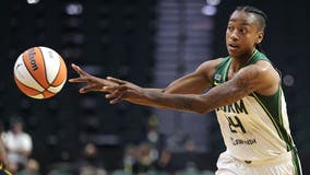 Jewell Loyd hits 3 at buzzer, Storm beat Wings 105-102 in OT