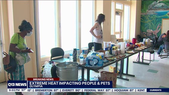 Olympia reaches triple-digit heat, endangering people and pets