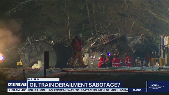 Rail union: Sabotage caused oil-train derailment in Whatcom County