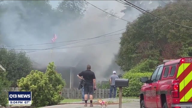 'It was the right thing to do:' Mom driving past burning Puyallup home helps man escape
