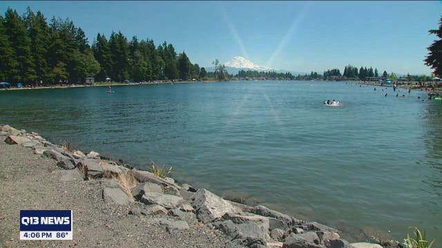 One man dies, another injured seeking heat relief on Lake Tapps