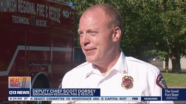 Snohomish Regional Fire & Rescue offers shelter during 'dangerous' heat wave