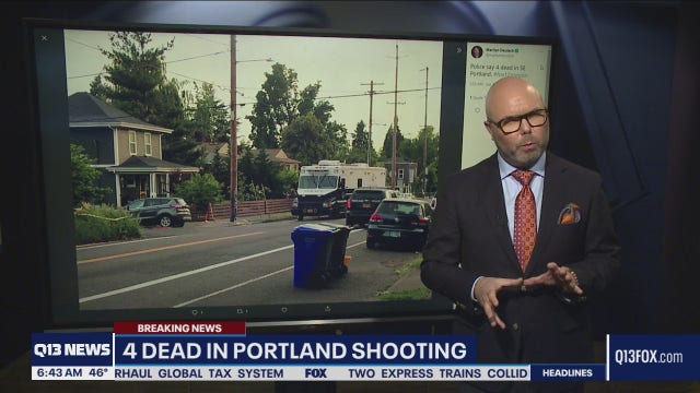 Police: 4 people fatally shot in home in Portland