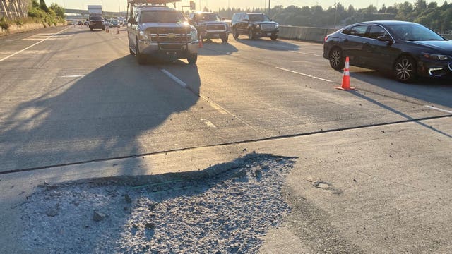 Too hot for repairs: I-5 lanes back open after repairing concrete overnight