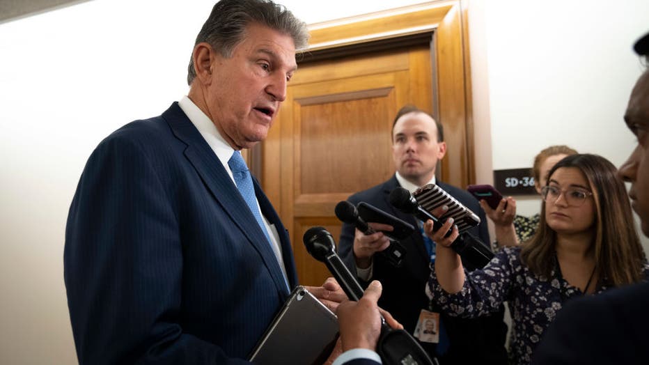 Senator Joe Manchin (D-WV) Speaks With Reporters On Capitol Hill
