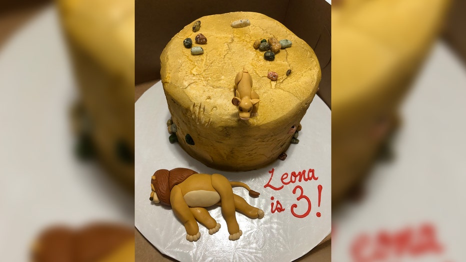 Lion King cake