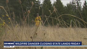 All DNR lands in Eastern Washington to close due 'extreme wildfire danger'