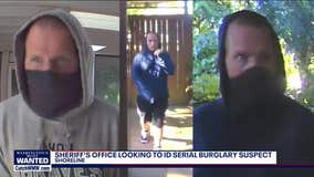 Video shows serial home burglary suspect wanted in Shoreline