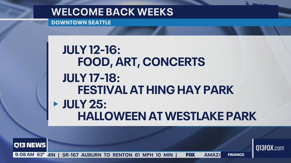 Welcome Back Weeks: enjoy music, food and art in downtown Seattle