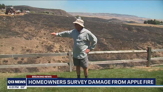 Neighbors praise 'skilled' firefighters as they tackle the Red Apple Fire in Wenatchee