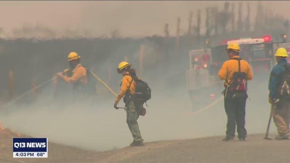Nearly 8,000 acres burn in Douglas County brushfire, evacuation notices given