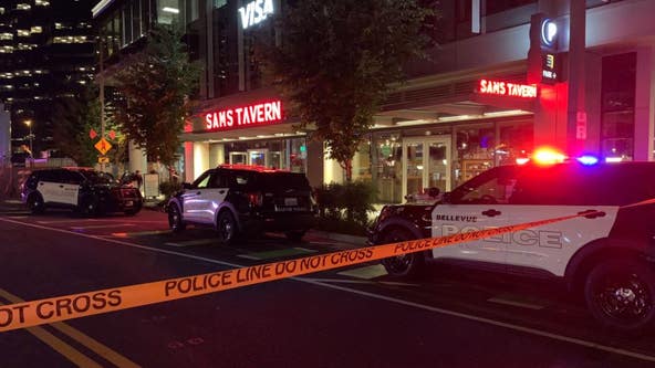 Woman killed during domestic violence shooting inside Sam's Tavern in Bellevue