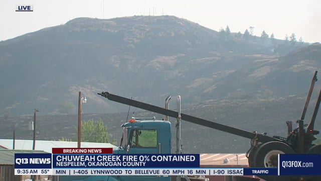 Firefighters brace for windy weather with Chuweah Creek fire at zero containment