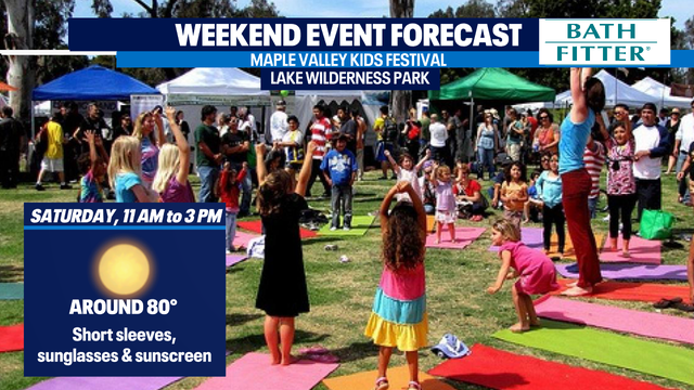 Perfect summer weekend ahead in Western Washington