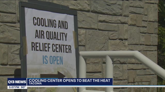 Cooling center opens in Tacoma as community braces for another round of hot weather