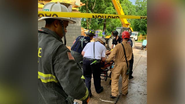 Building collapse in DC: Fifth worker freed from rubble