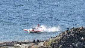 Pilot rescued after small plane crashes into water near Edmonds Marina