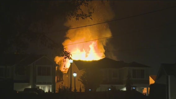 Man accused of shooting at police before home catches fire in Renton