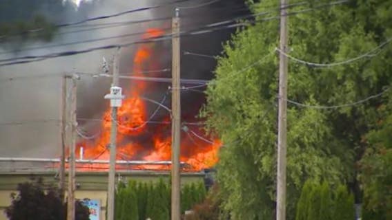 Investigators describe why Puyallup commercial fire was so difficult to put out