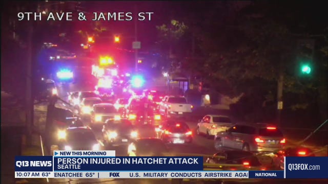 Woman accused of attacking man, his mother with hatchet in Seattle