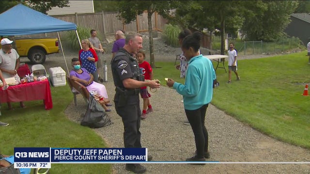 Deputies work to build relationships with community in Pierce County on National Night Out