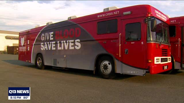 Blood drive canceled due to vehicle battery theft in Pierce County