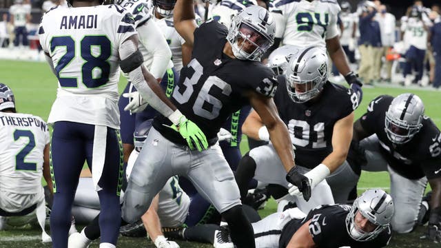 Third-string QB leads Las Vegas Raiders over Seattle Seahawks 20-7 in preseason opener