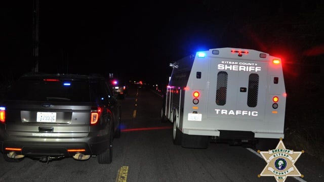 Deputies looking for suspect involved in deadly hit-and-run in Kitsap County