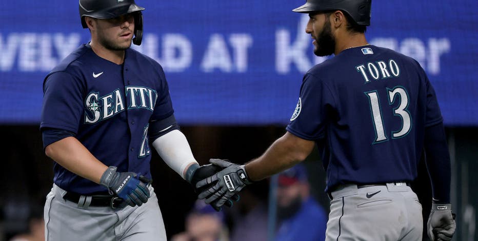 Seattle sweep: France 11th-inning HR as M's win 9-8 at Texas