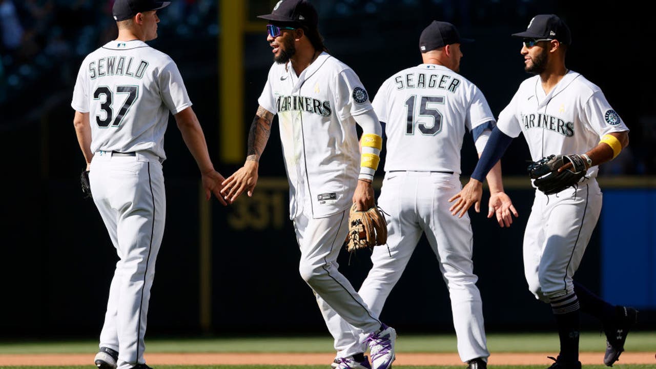 The Seattle Mariners With Mitch Ty France Kyle Seager Jp Crawford