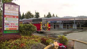 Fire that damaged all 14 businesses in Edmonds plaza being investigated as arson