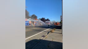 Crews battling commercial fire in White Center