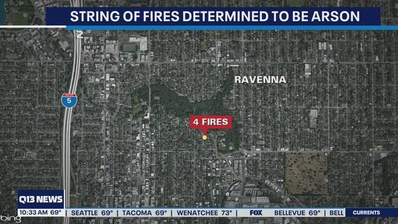 Police investigating multiple fires intentionally set in Seattle's Ravenna neighborhood