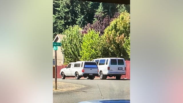 Detectives seek ID of suspects who stole worker's van and tools in Bonney Lake