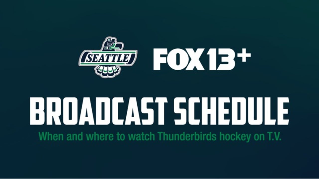 10 Seattle Thunderbirds games during the 2021-22 season to be broadcast on FOX 13+