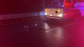 1 hurt in crash involving school bus, bicycle